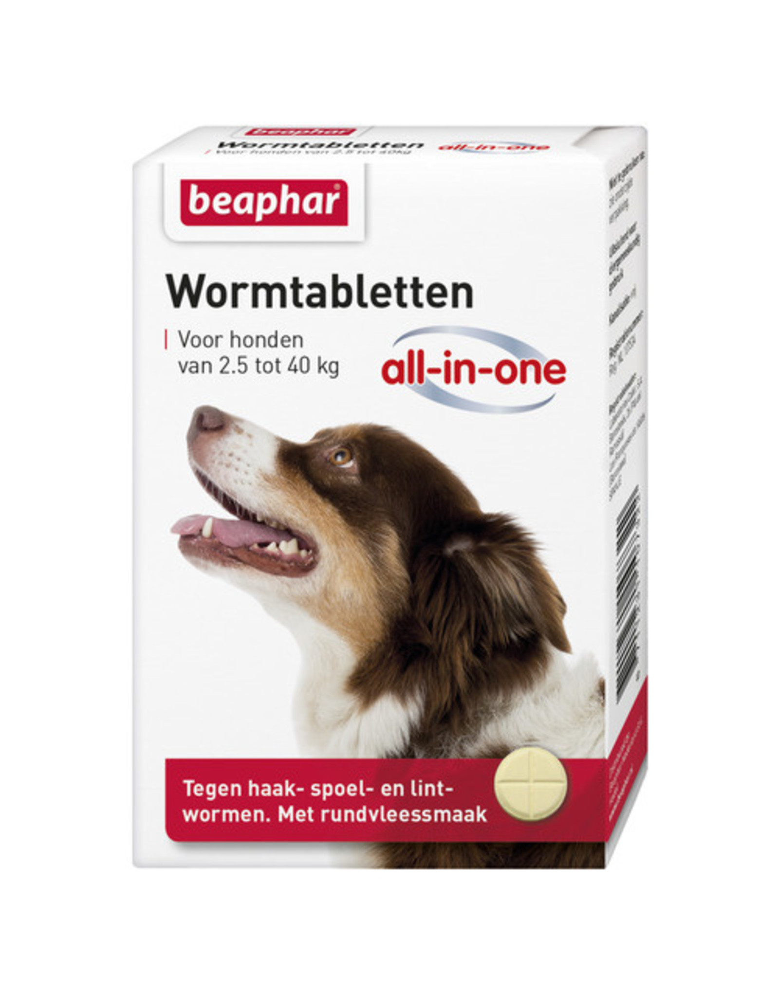 Beaphar Wormtablet all in one 2.5 - 40 - 4 Stuks