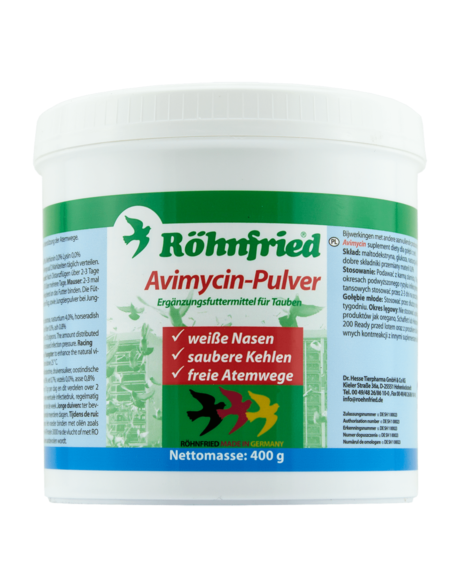 Röhnfried Avimycin Forte Pulver - 400 Gram