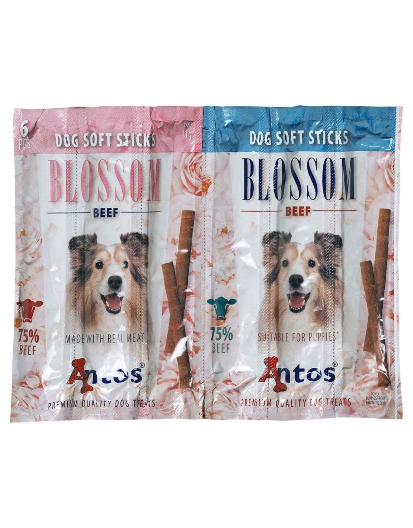 Antos Soft stick Blossom beef - 6 Stuks