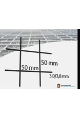 Zelfbouw materialen Draadmat zw.1,8x1,8m/ 50*50*3mm - 1 Stuks