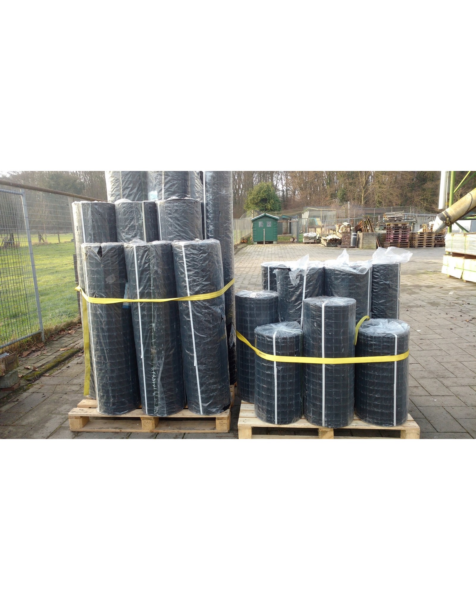 Zelfbouw materialen Eurofence draad Zw 180cm H - 25 Meter