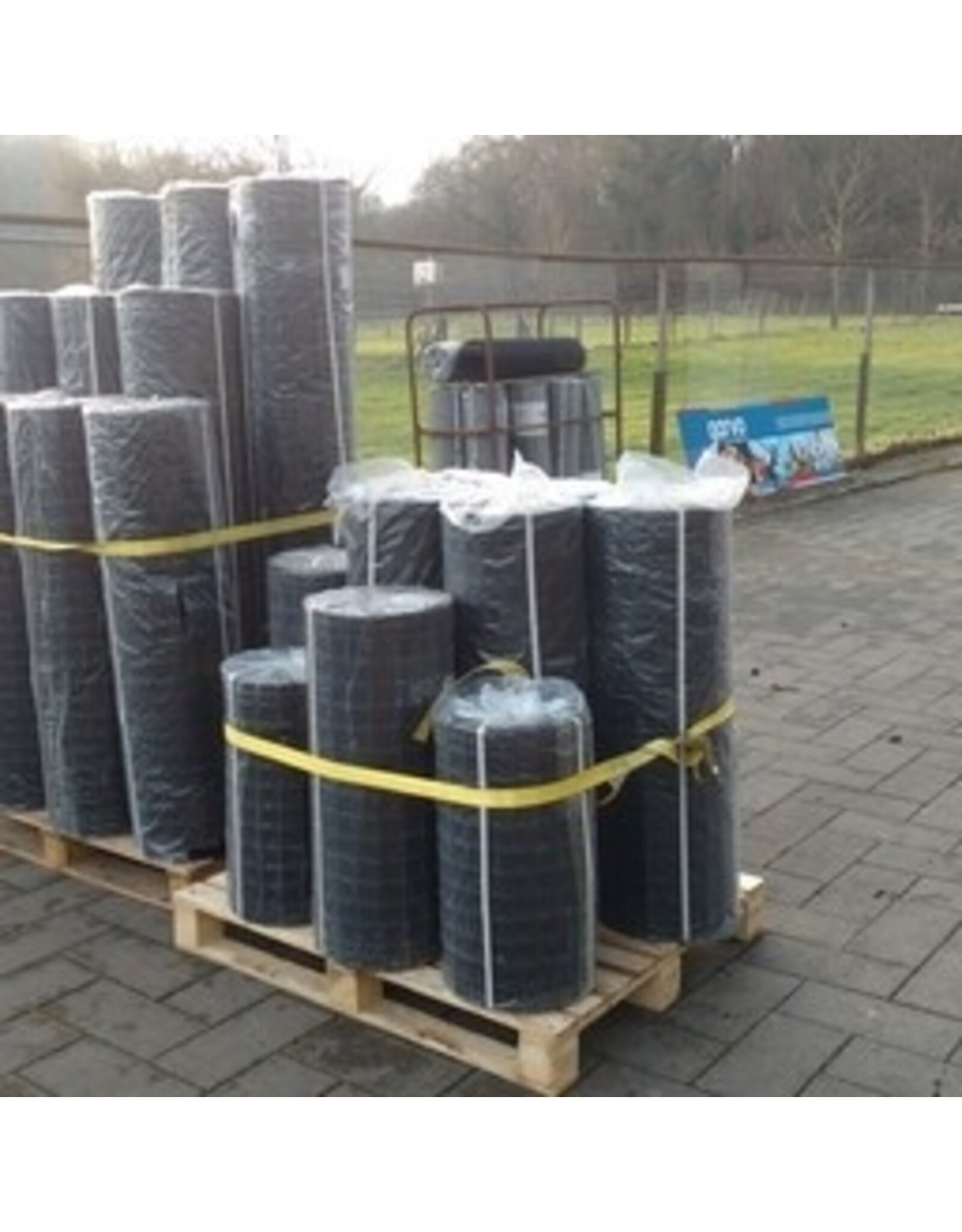 Zelfbouw materialen Eurofence draad Zw 100cm H - 25 Meter