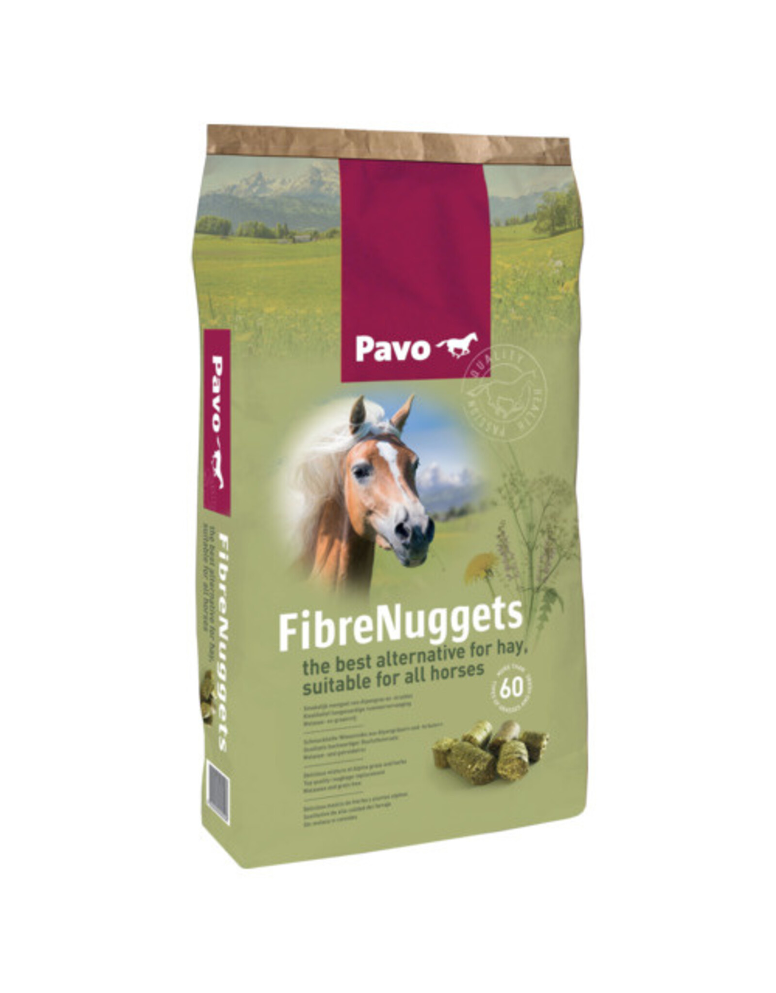 Pavo Pavo Fibre Nuggets - 20 KG