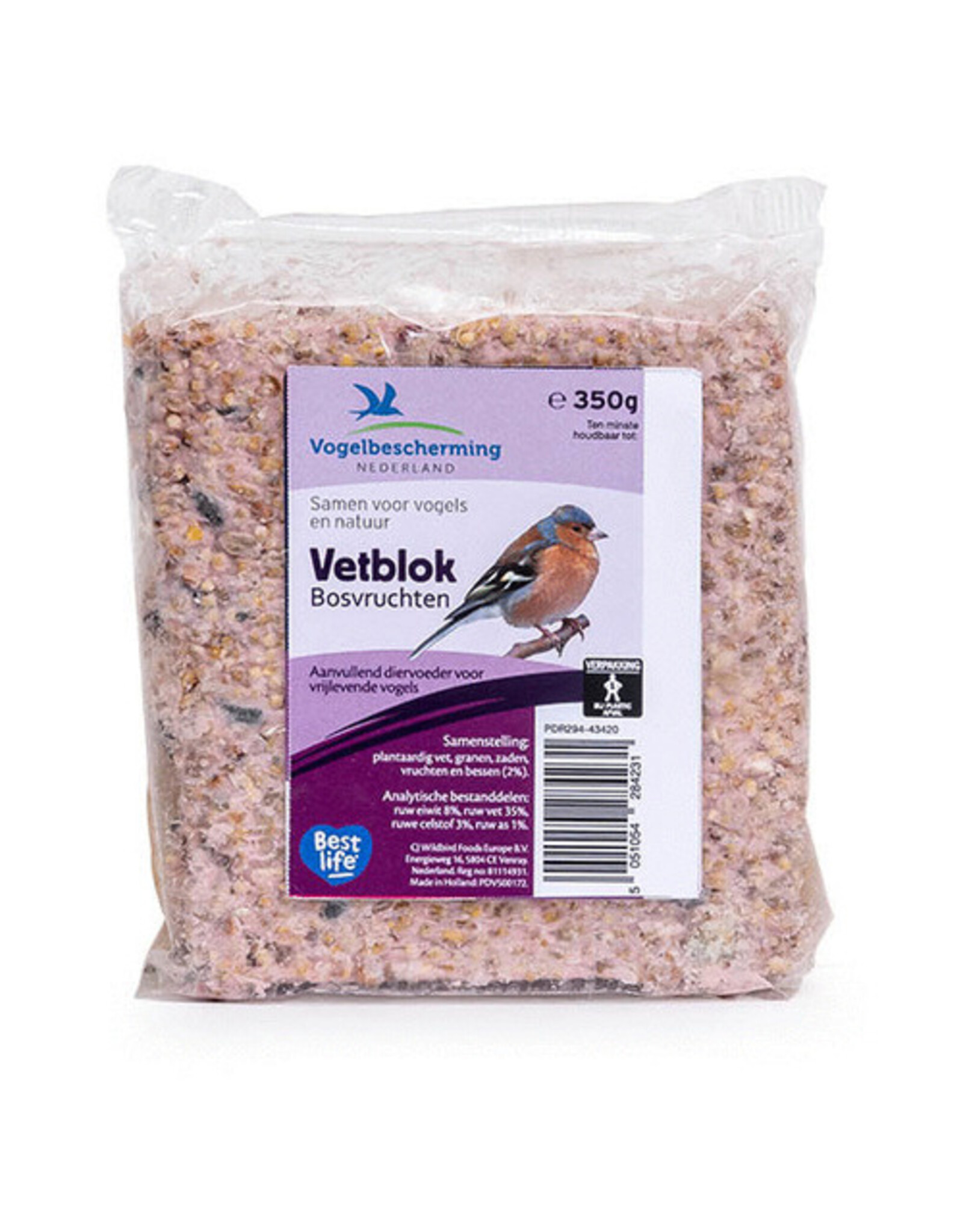 Wildbird Vetblok Bosvruchten VBN - 350 Gram