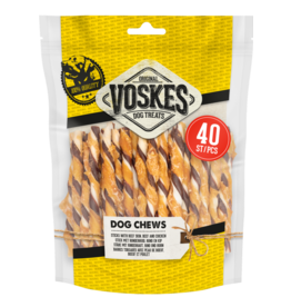 Voskes Rawhide rund&kip stick - 400 Gram