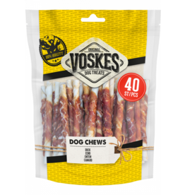 Voskes Rawhide eend twist - 400 Gram