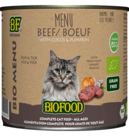 Biofood Kat Organic Rund menu blik - 200 Gram