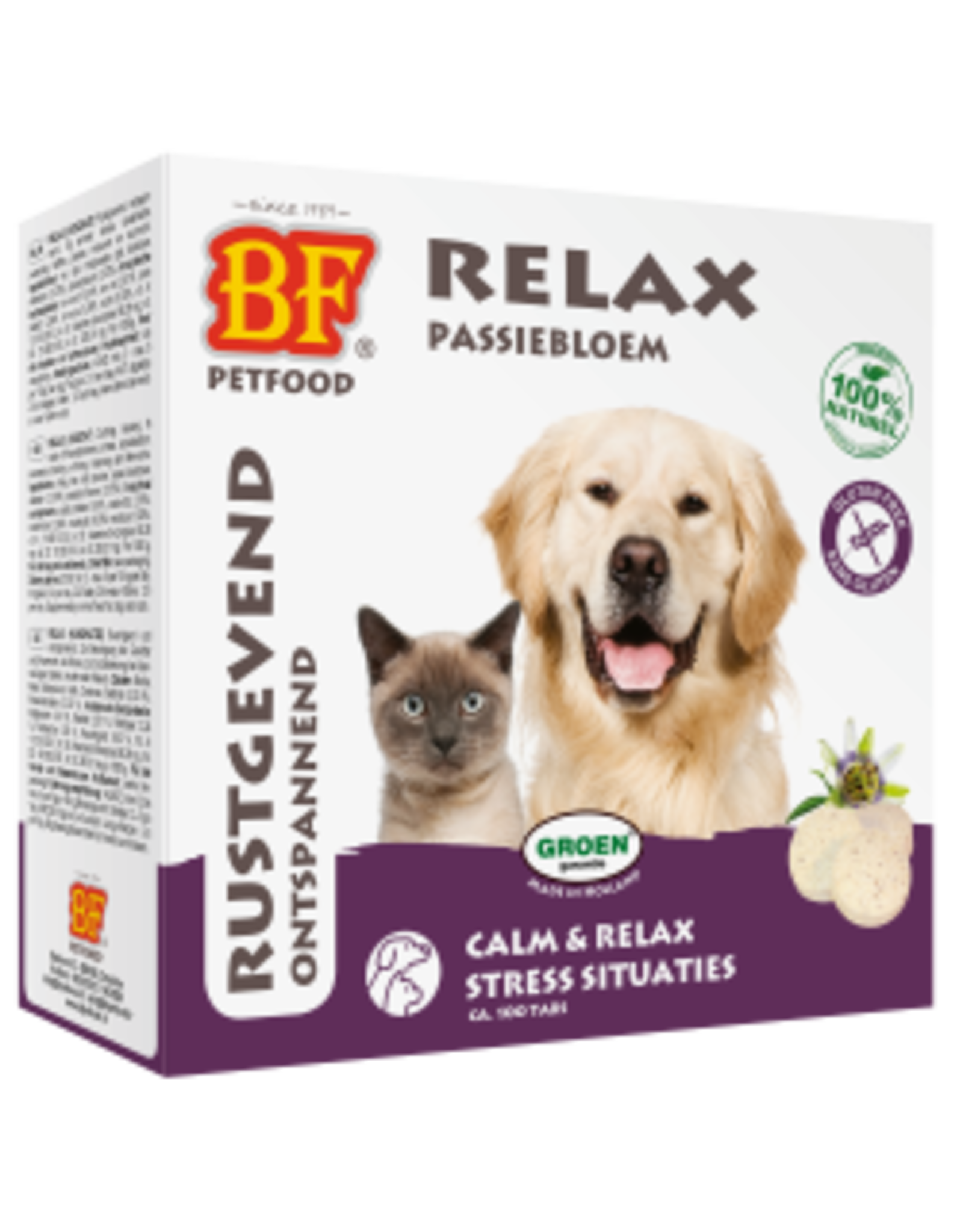 Biofood Relax Tabletten Hond/kat - 100 Stuks