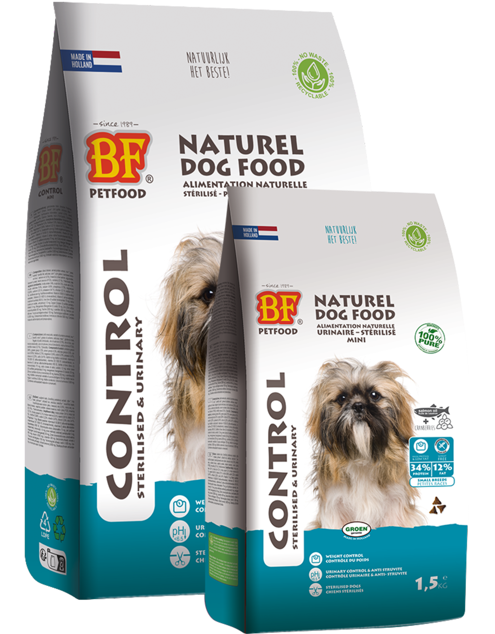 Biofood Biofood Control Smal Breed - 1,5 KG