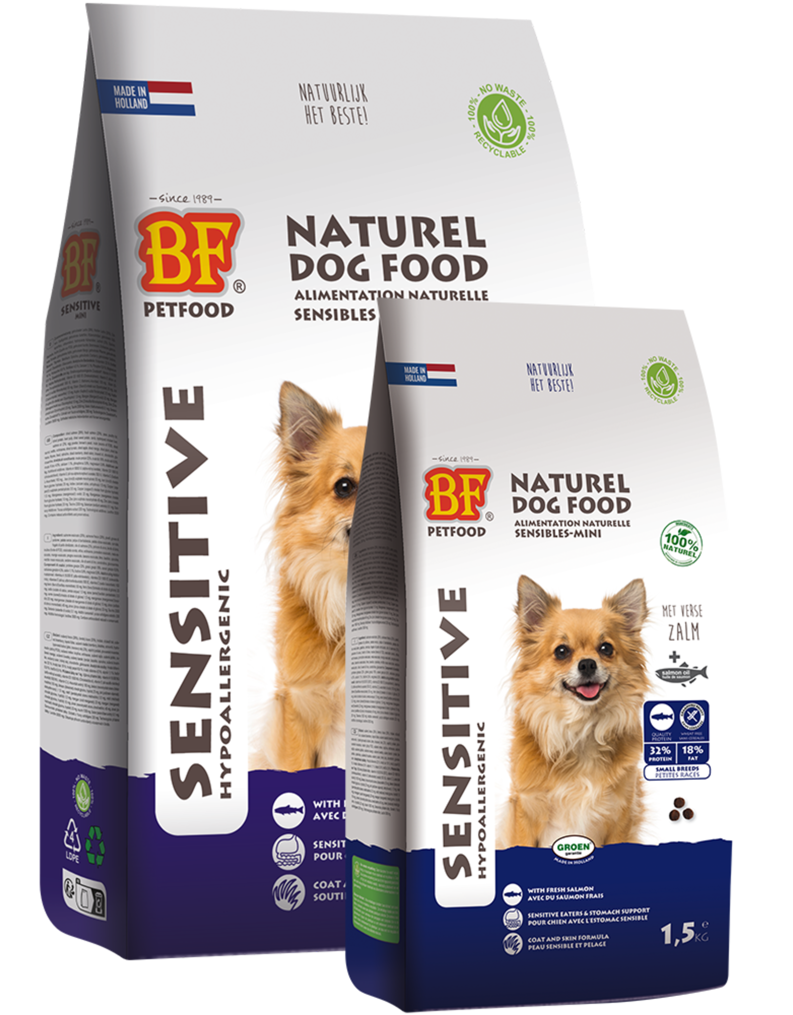 Biofood Biofood Sensitve Smal Breed - 1,5 KG