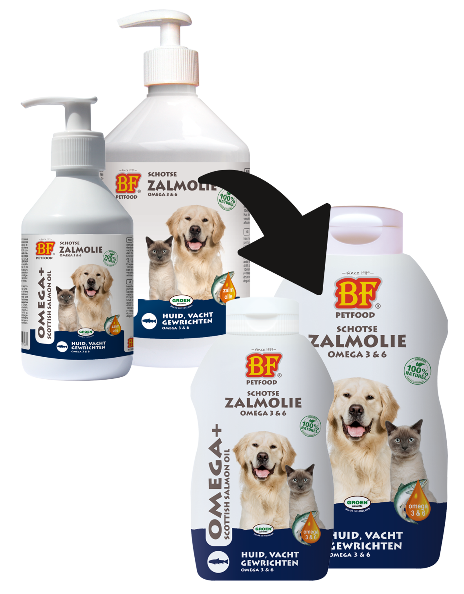 Biofood Omega+ Zalmolie - 250 ML