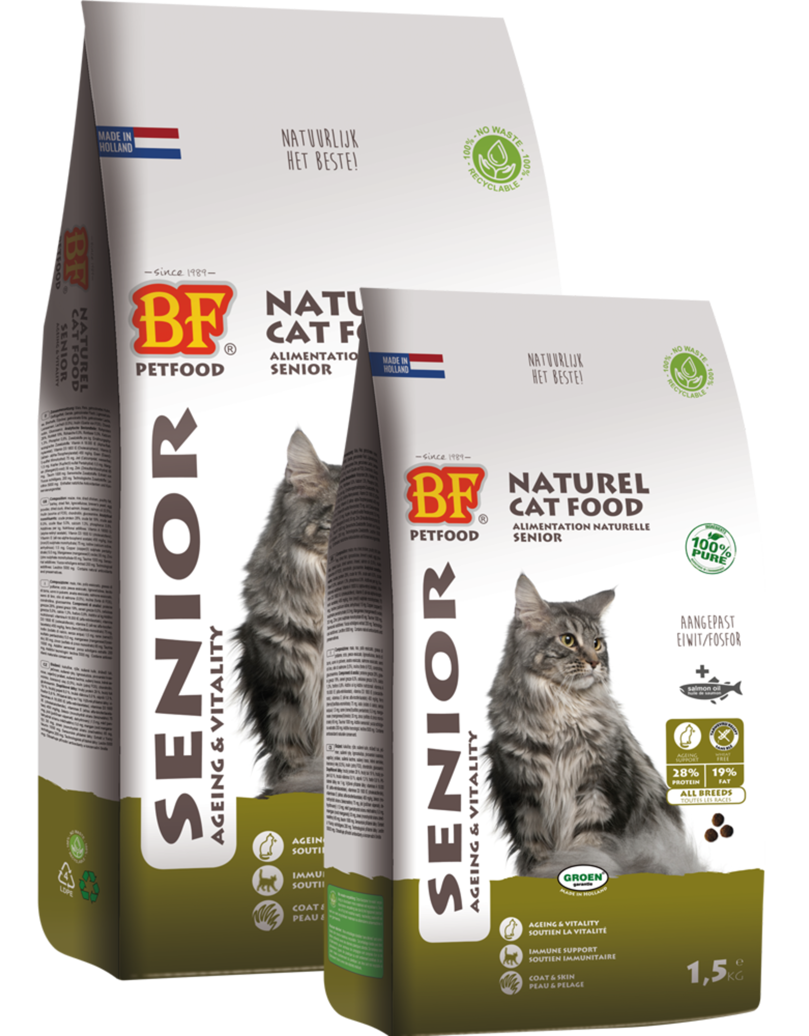 Biofood Biofood Cat Food Senior - 1,5 KG