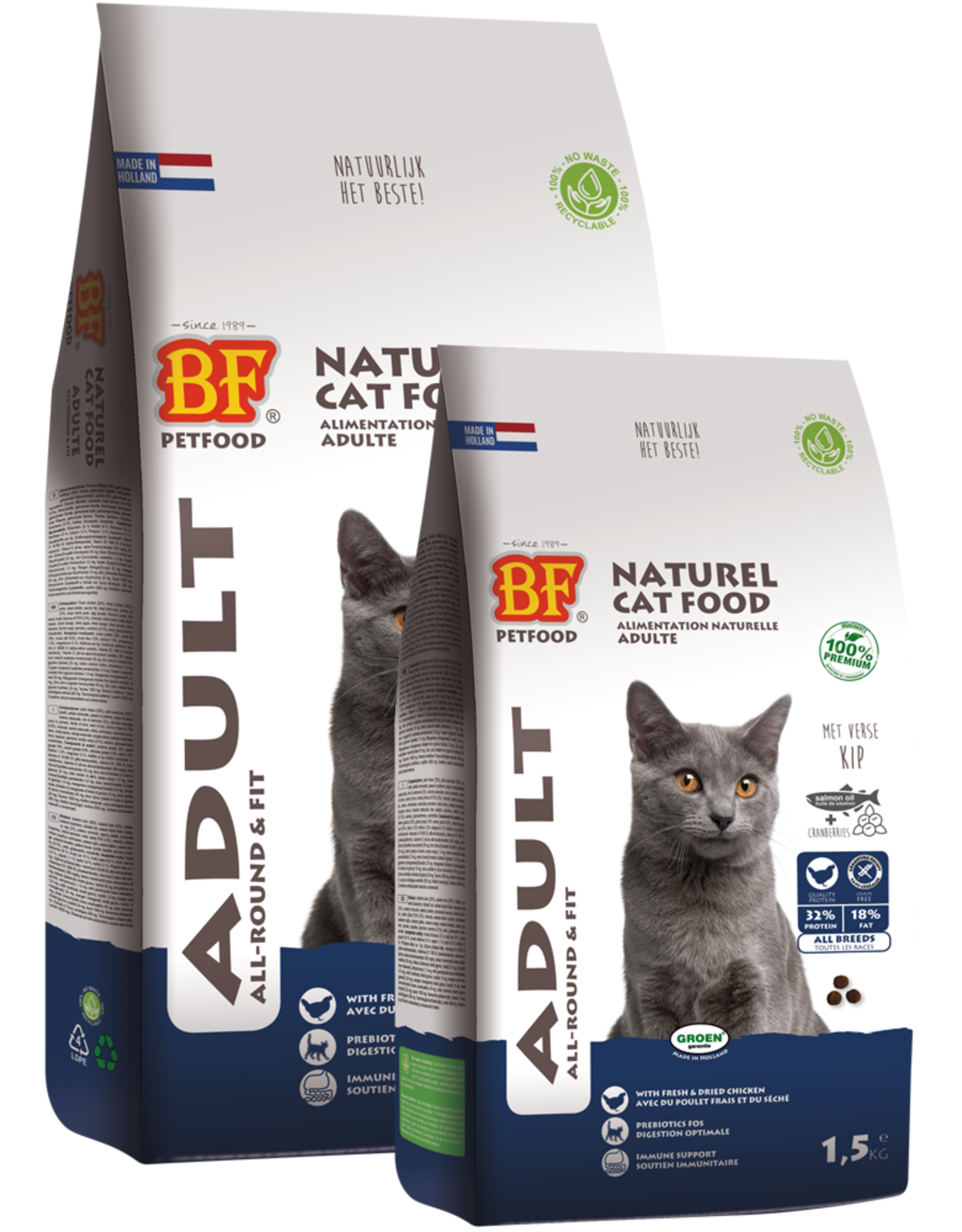 Biofood Biofood Cat Food Adult - 1,5 KG
