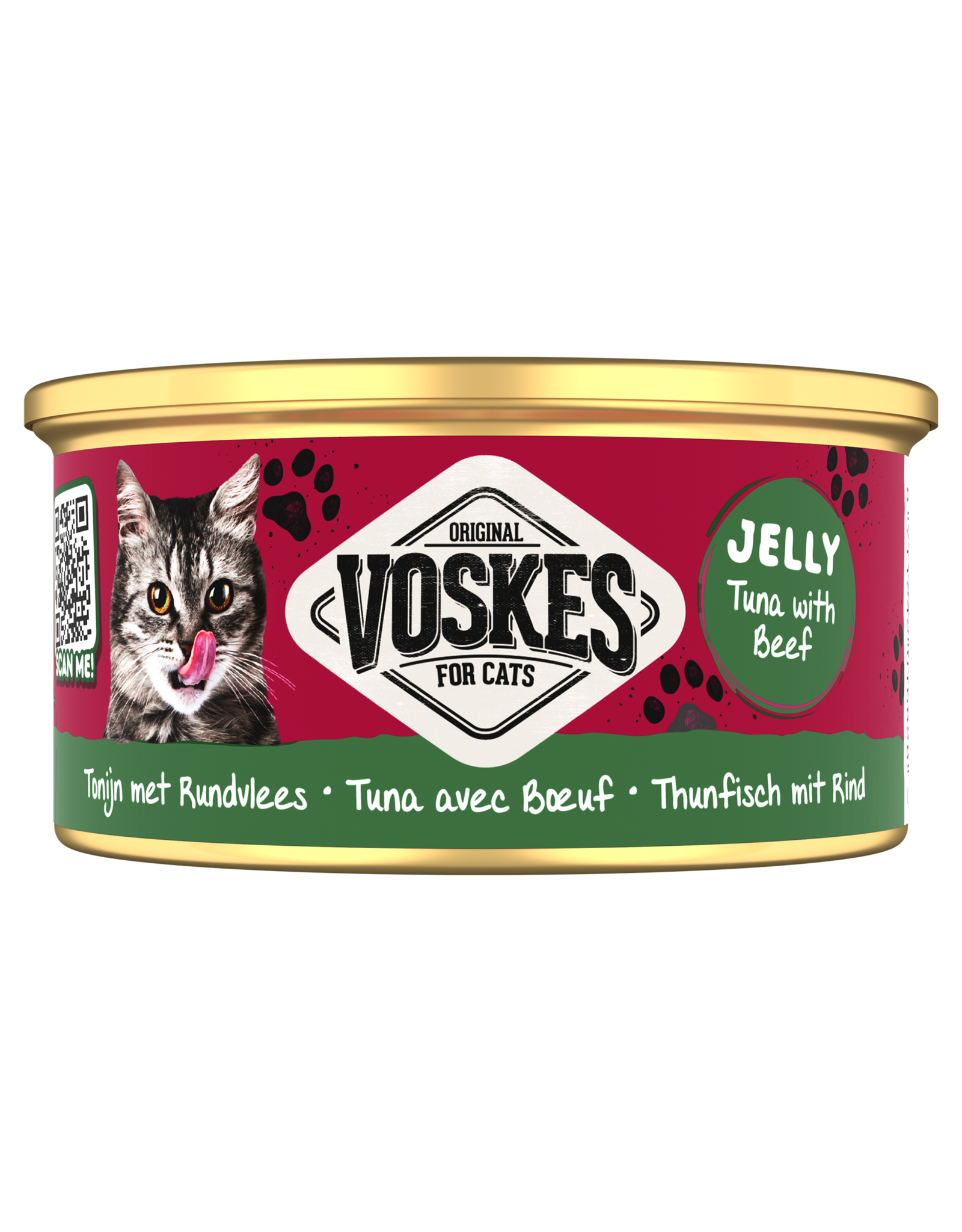 Voskes Gelei Tonijn met rundvlees - 85 Gram