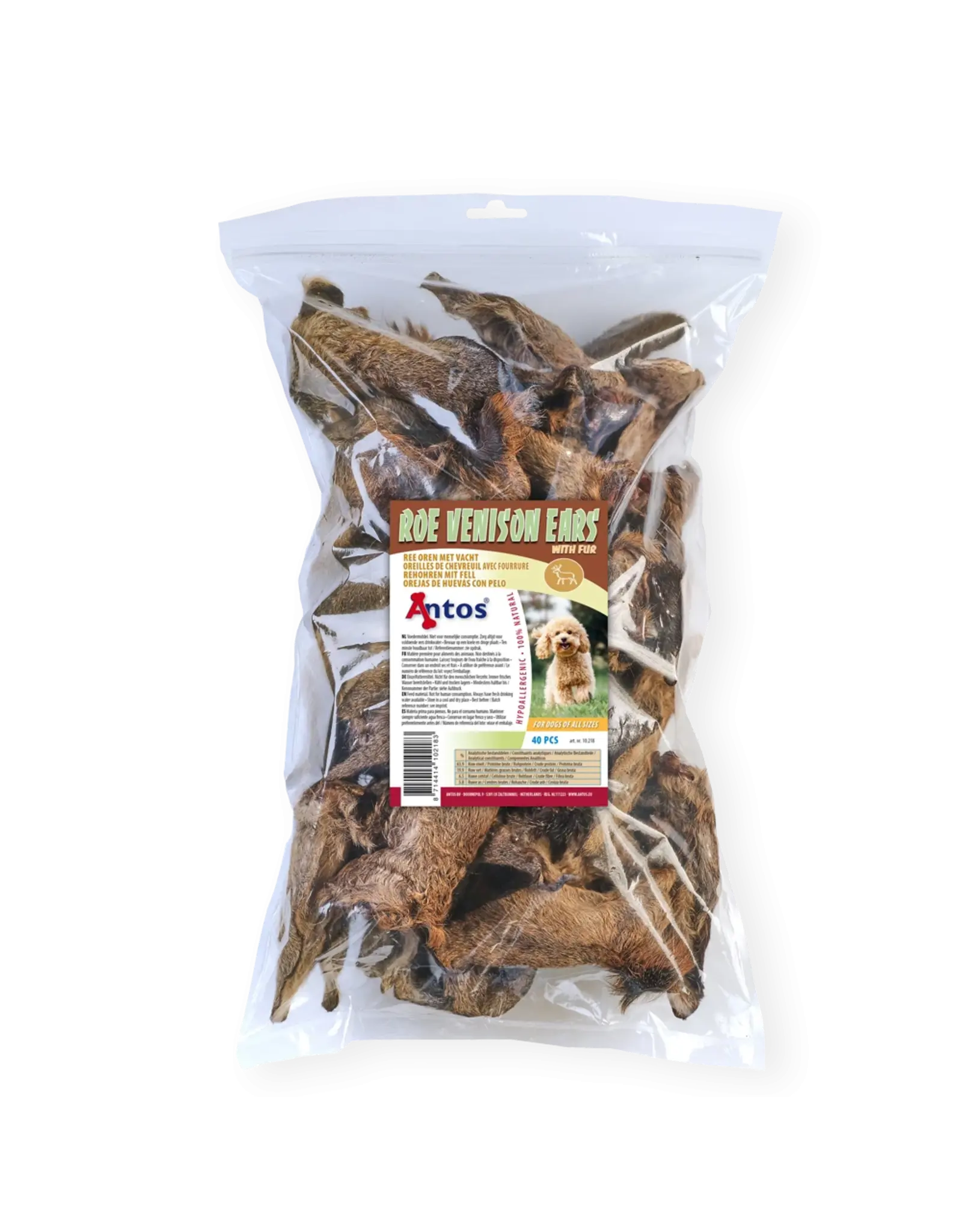 Antos Ree Oren Met Vacht - 6 Stuks