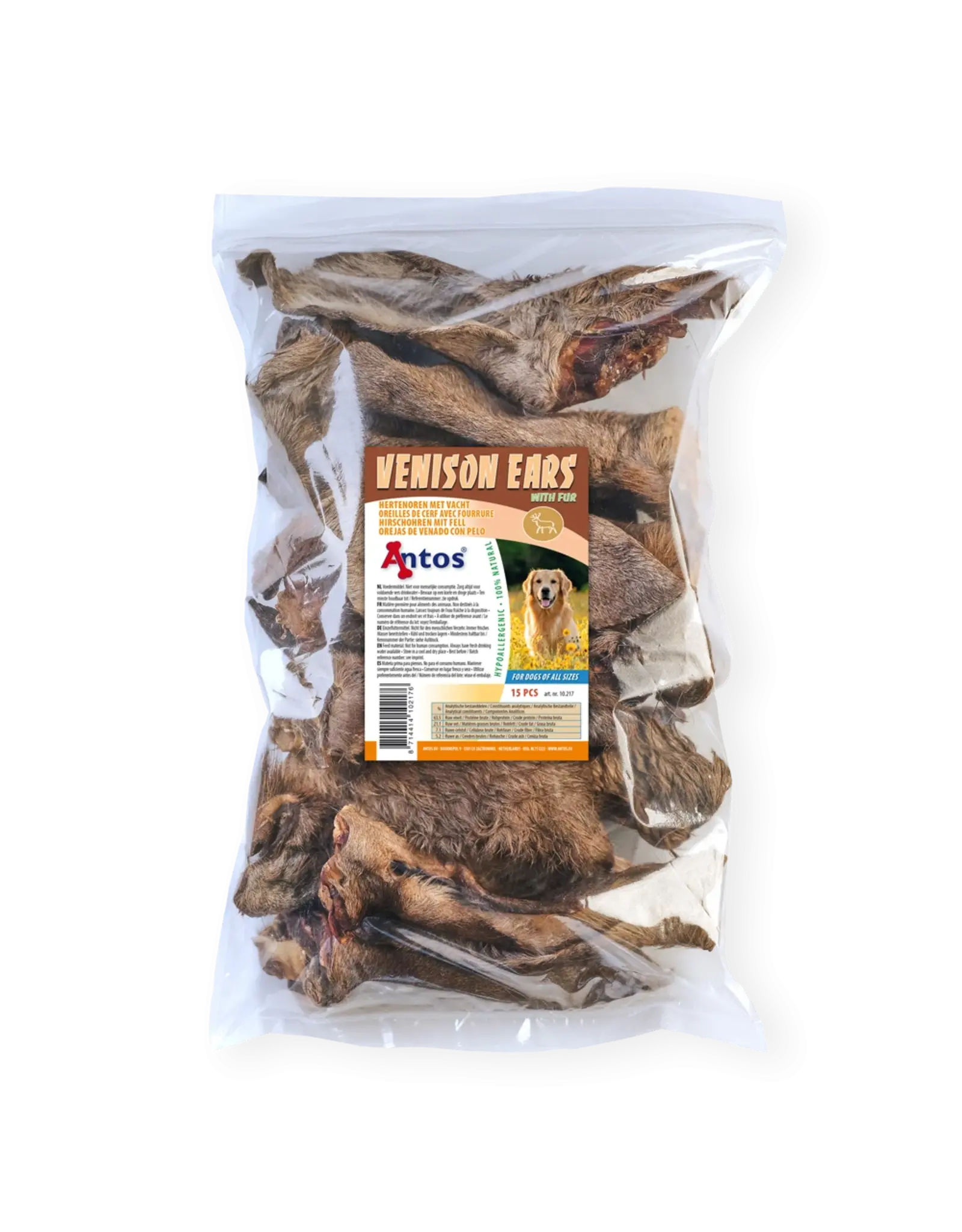 Antos Herten Oren Met Vacht - 3 Stuks