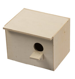 Broed accessoires Nestkast parkiet liggend 20*19*15 - 1 Stuks