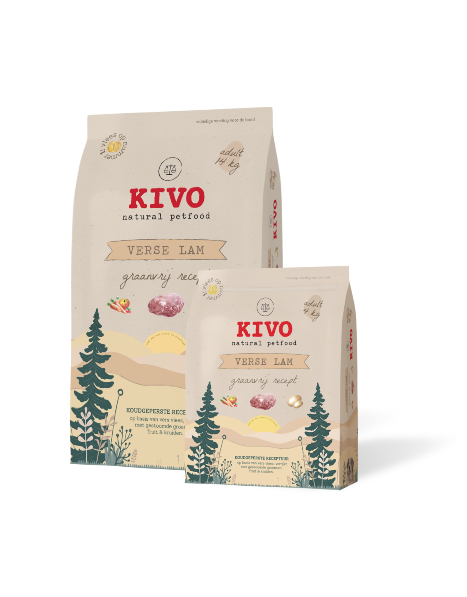 Kivo Kivo Verse Lam Graanvrij - 14 KG