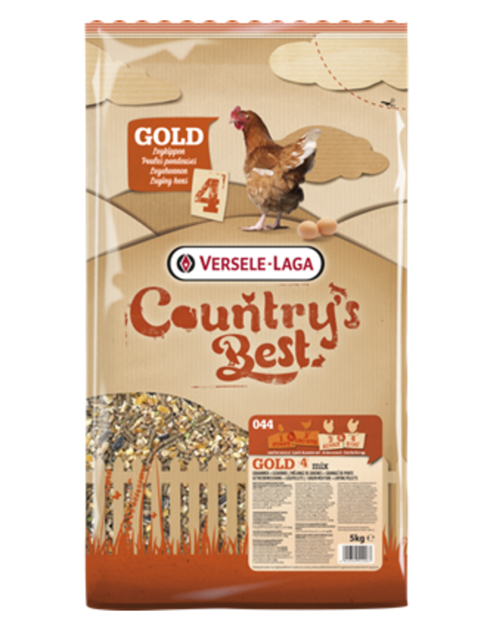 Versele laga Gold 4 mix Kip graan + legkorrel - 5 KG