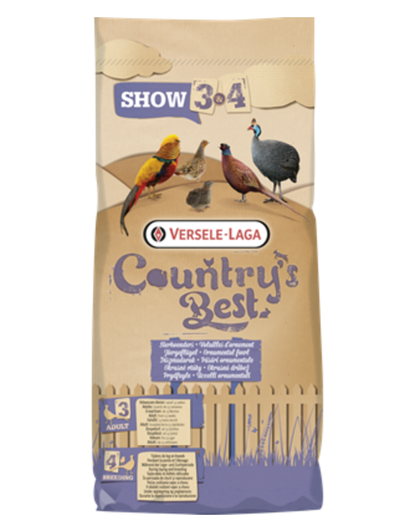 Versele laga Show 4 Pellet Leg en kweek - 20 KG