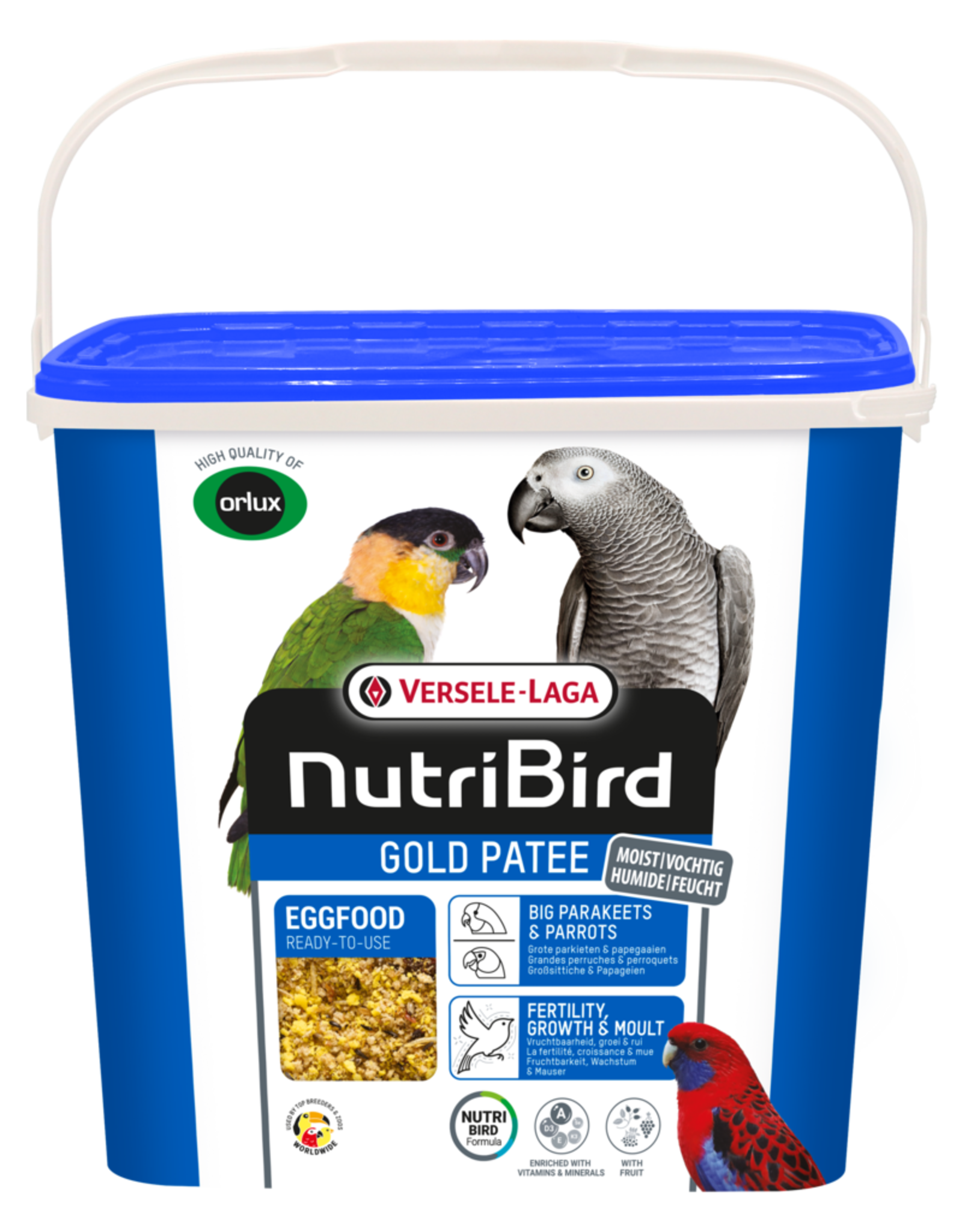 Nutribird Gold Patee Gr Parkiet & Papegaai - 5 KG