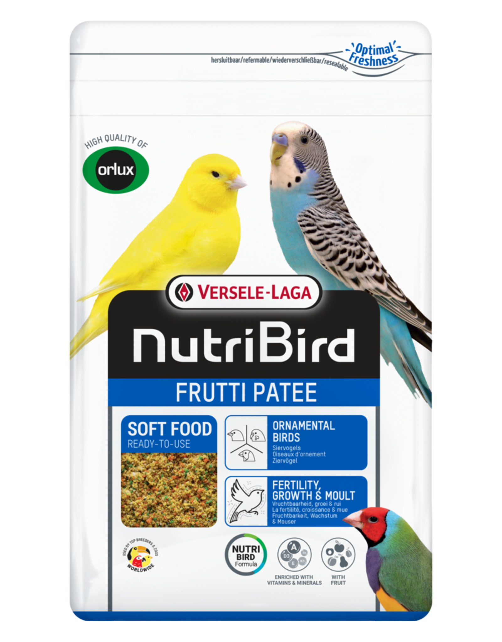 Nutribird Orlux Frutti Patee - 10 KG