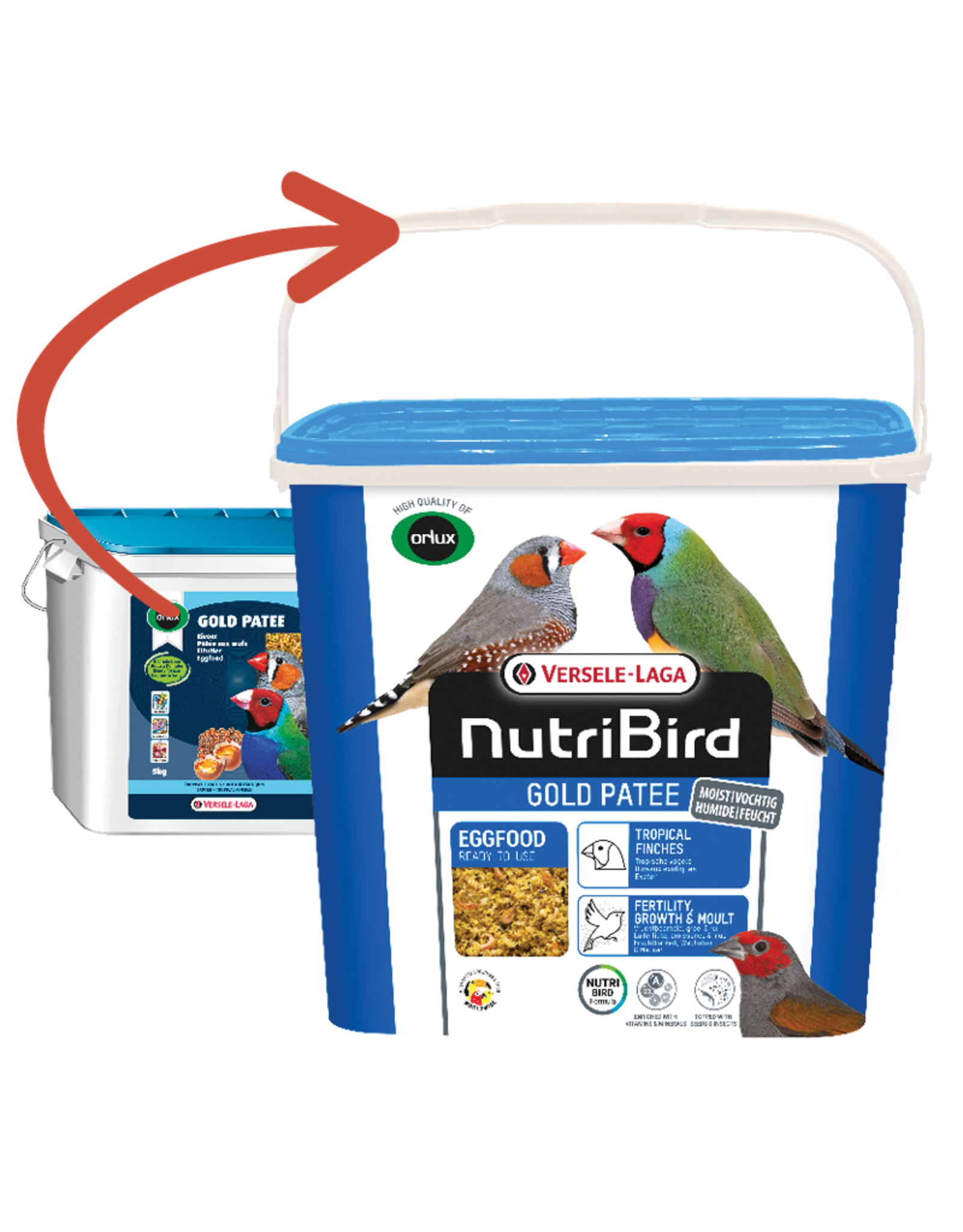 Nutribird Gold Patee Tropische Vogels - 1 KG