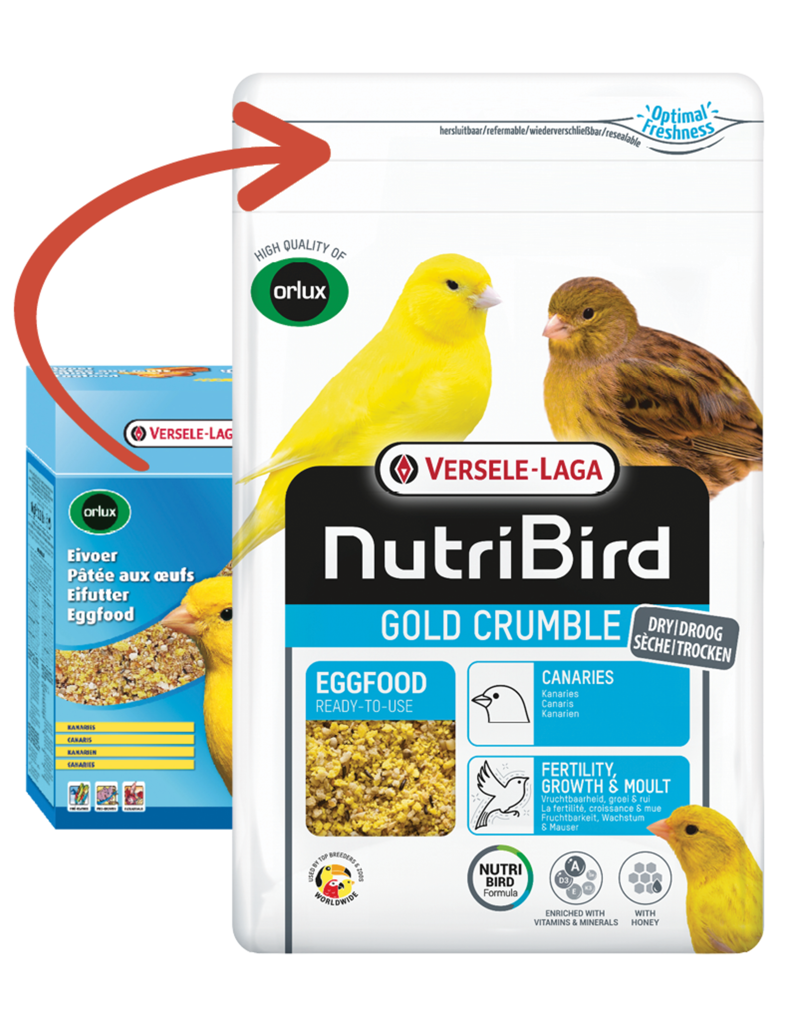 Nutribird Gold Crumble Kanarie - 1 KG