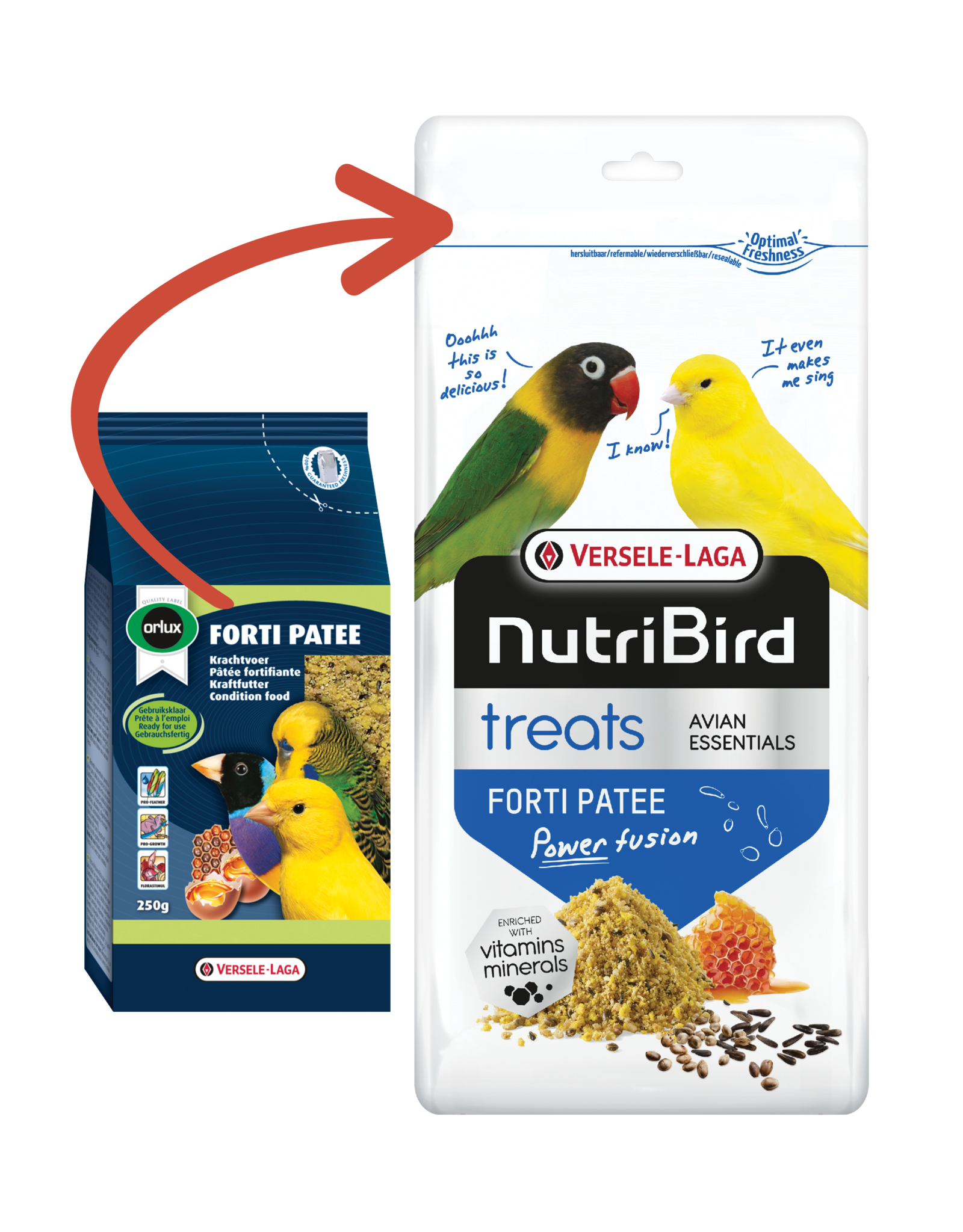 Nutribird Treats Forti Patee Power Fusion - 250 Gram