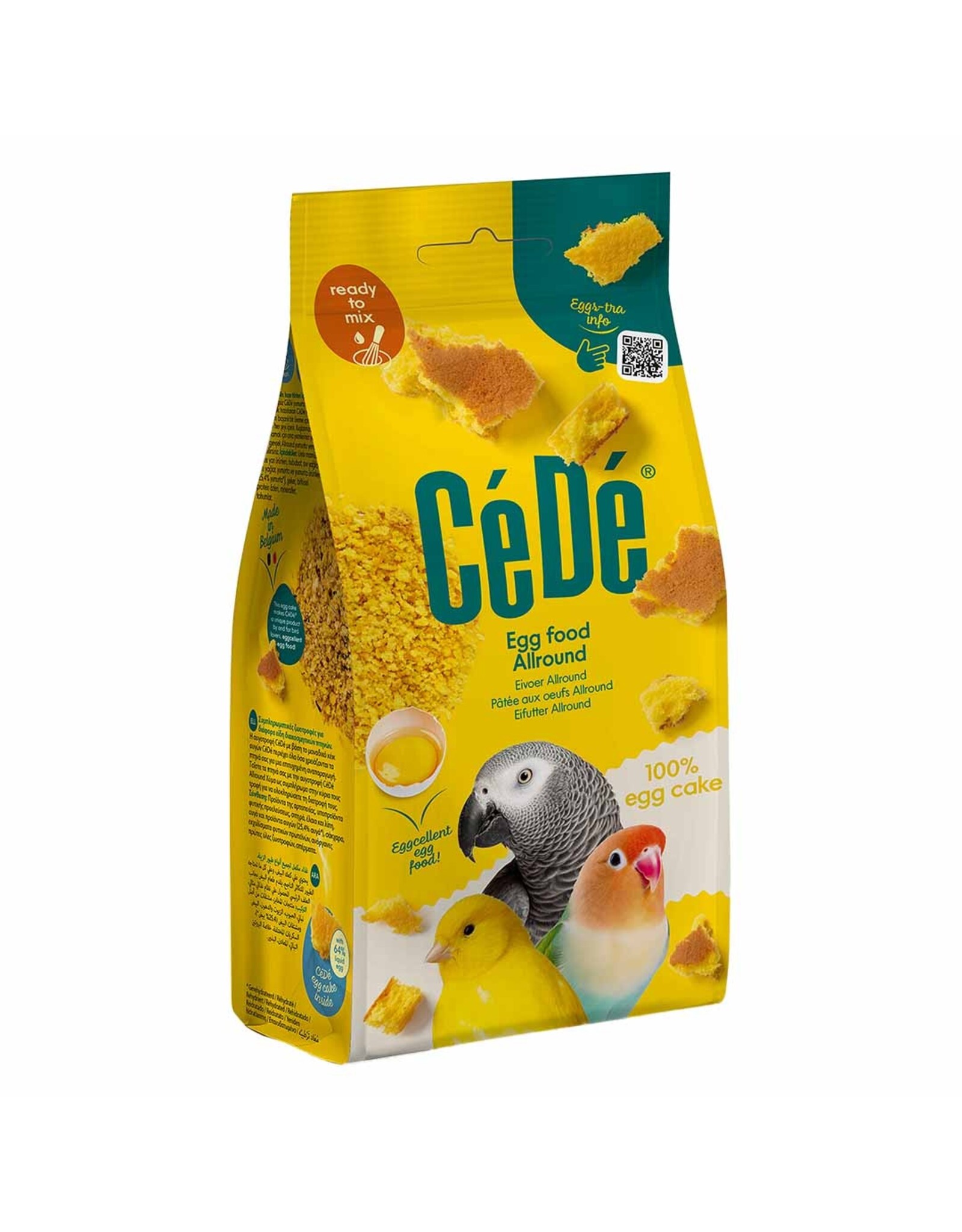 Cede Cede eivoer Allround 100% Egg cake - 120 Gram