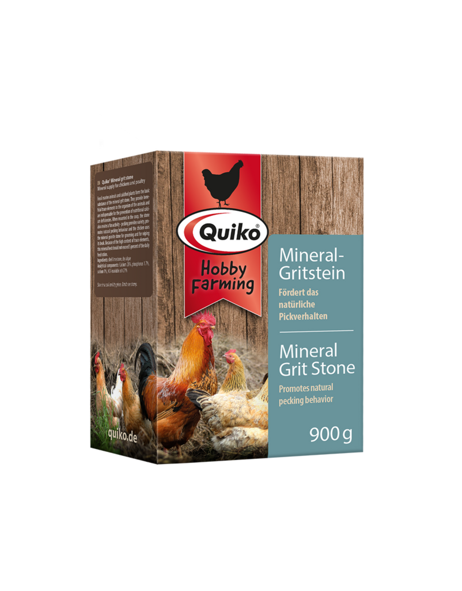 Quiko Quiko Mineraalgrit Piksteen v. Kippen - 900 Gram