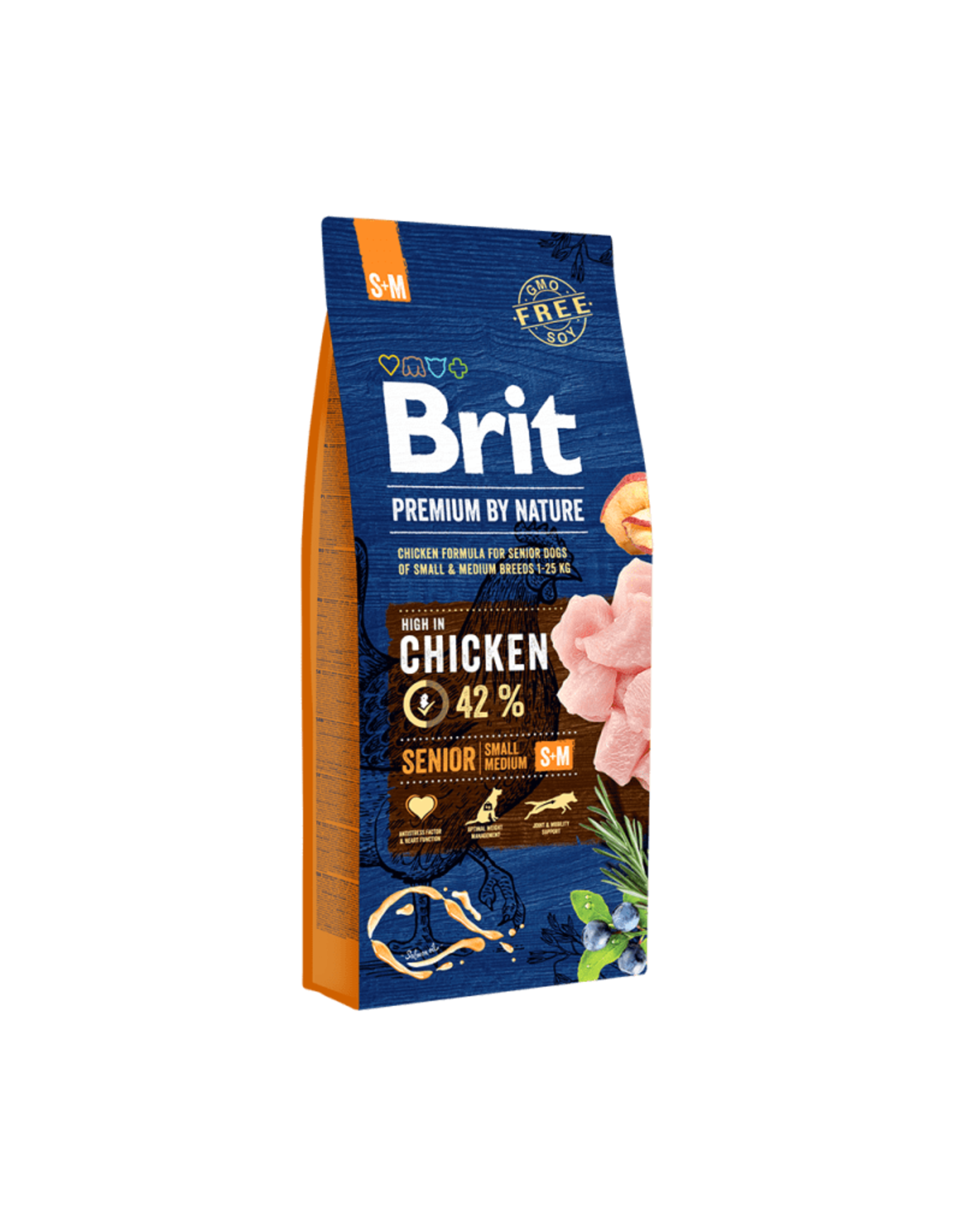 Overige Brit Premium Senior S+M - 15 KG
