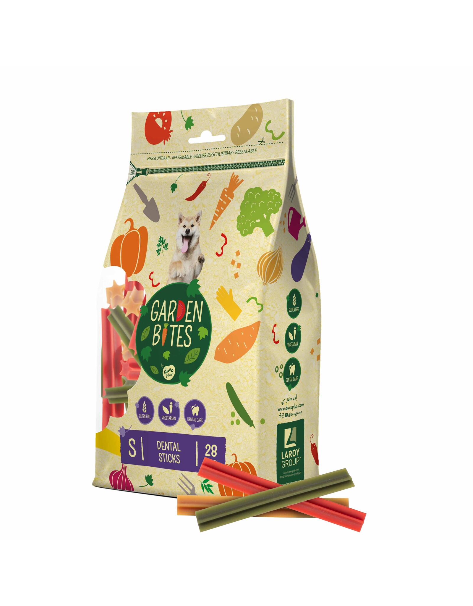 Laroy duvo G Bites Dental Sticks S - 28 Stuks