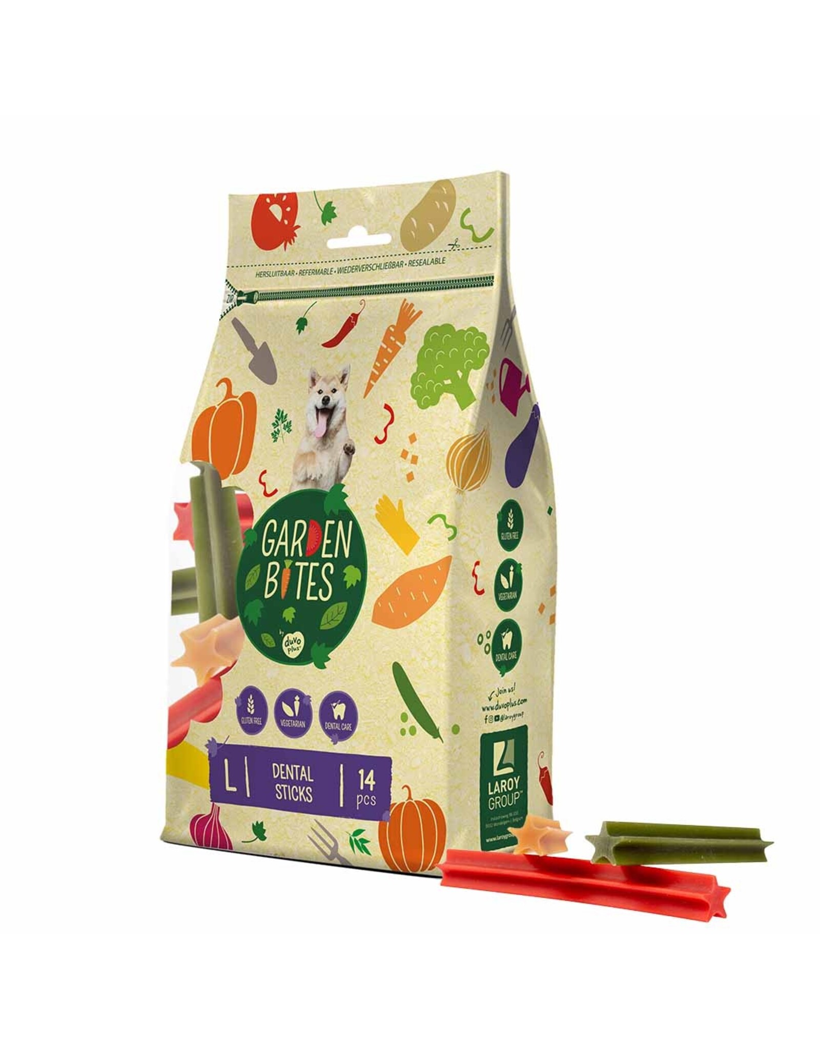 Laroy duvo G Bites Dental Sticks L - 14 Stuks