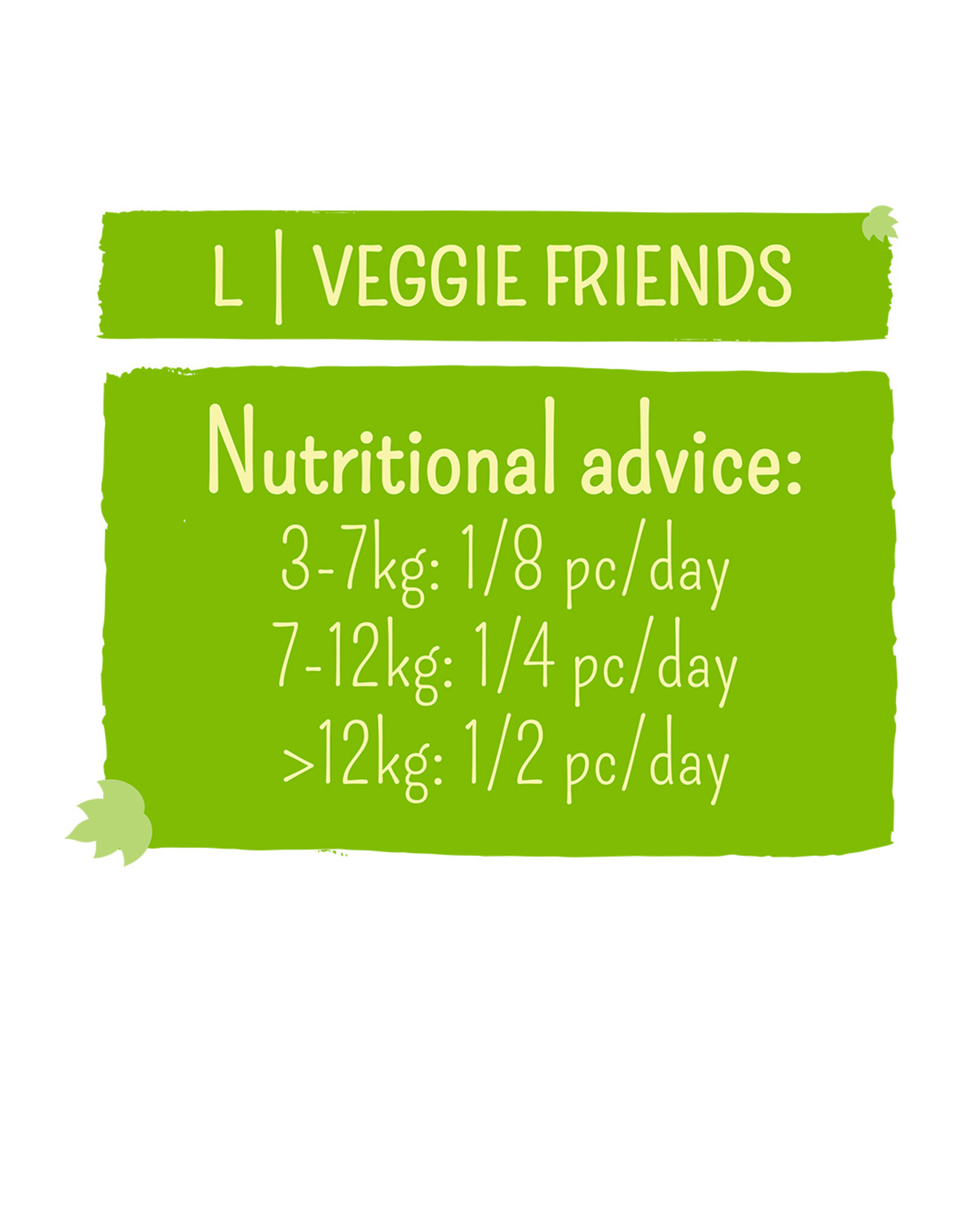 Laroy duvo G Bites Veggie Friends L - 3 Stuks