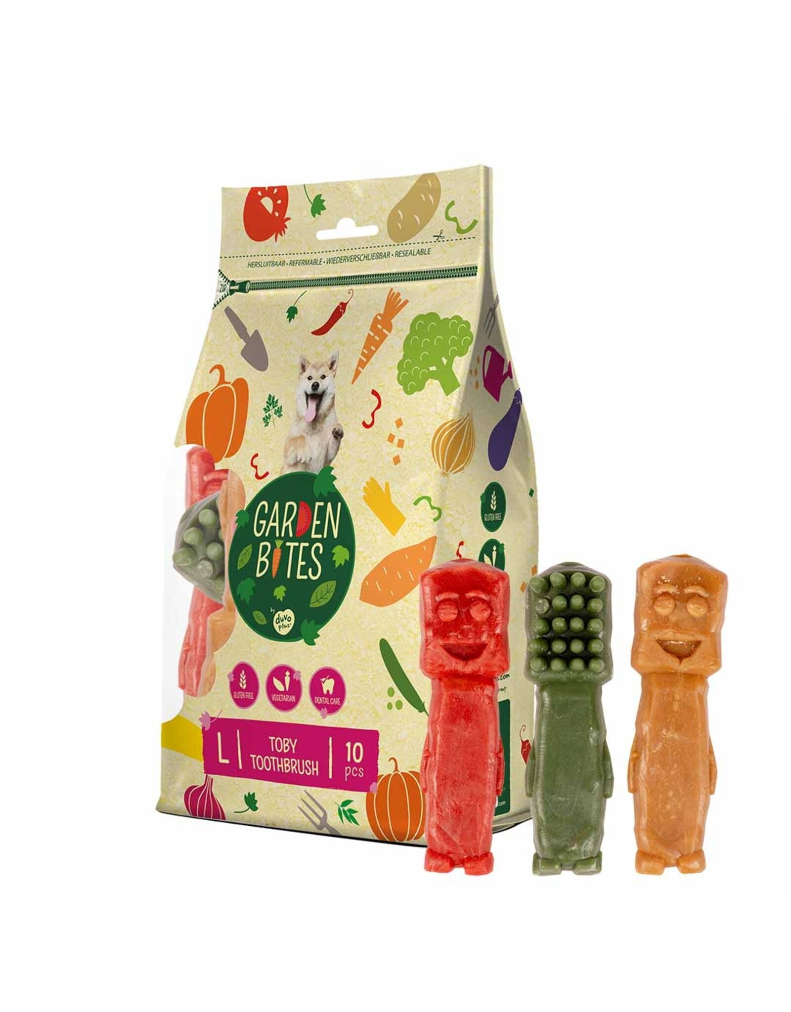 Laroy duvo G Bites Toby Toothbrush L - 10 Stuks