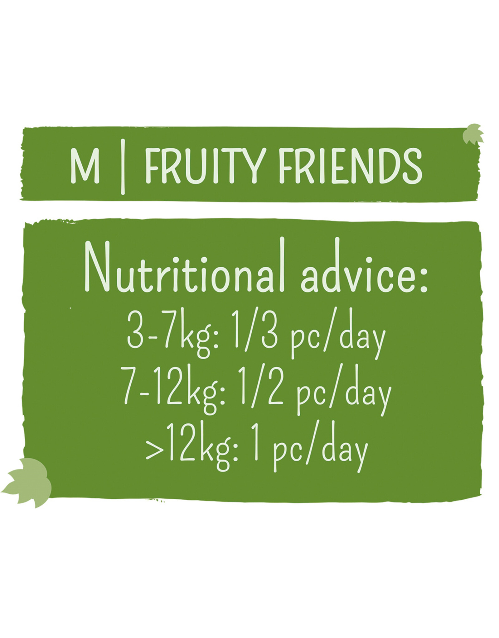 Laroy duvo G Bites Fruity Friends L - 3 Stuks