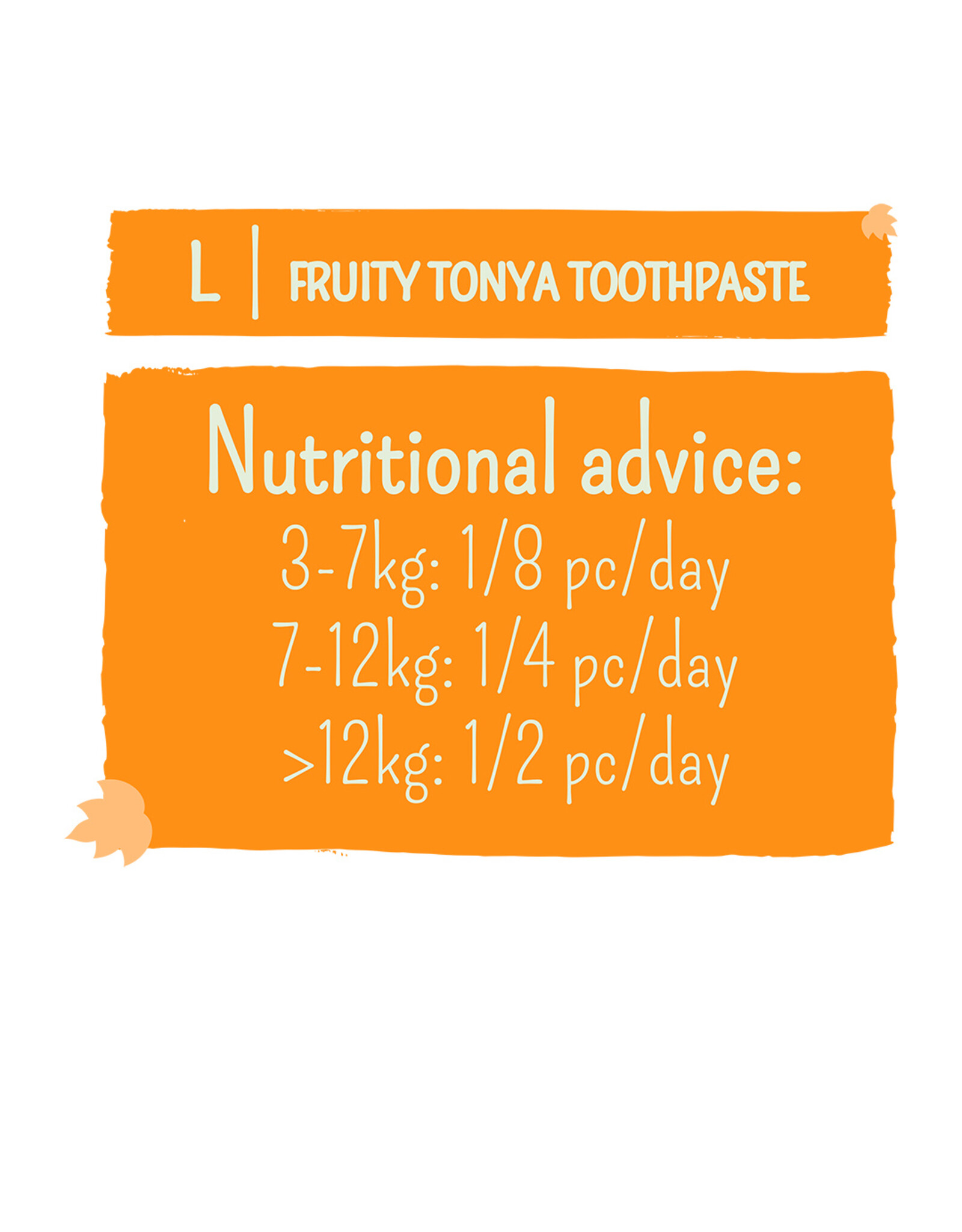 Laroy duvo G Bites Fruity Tonya Toothpaste L - 3 Stuks