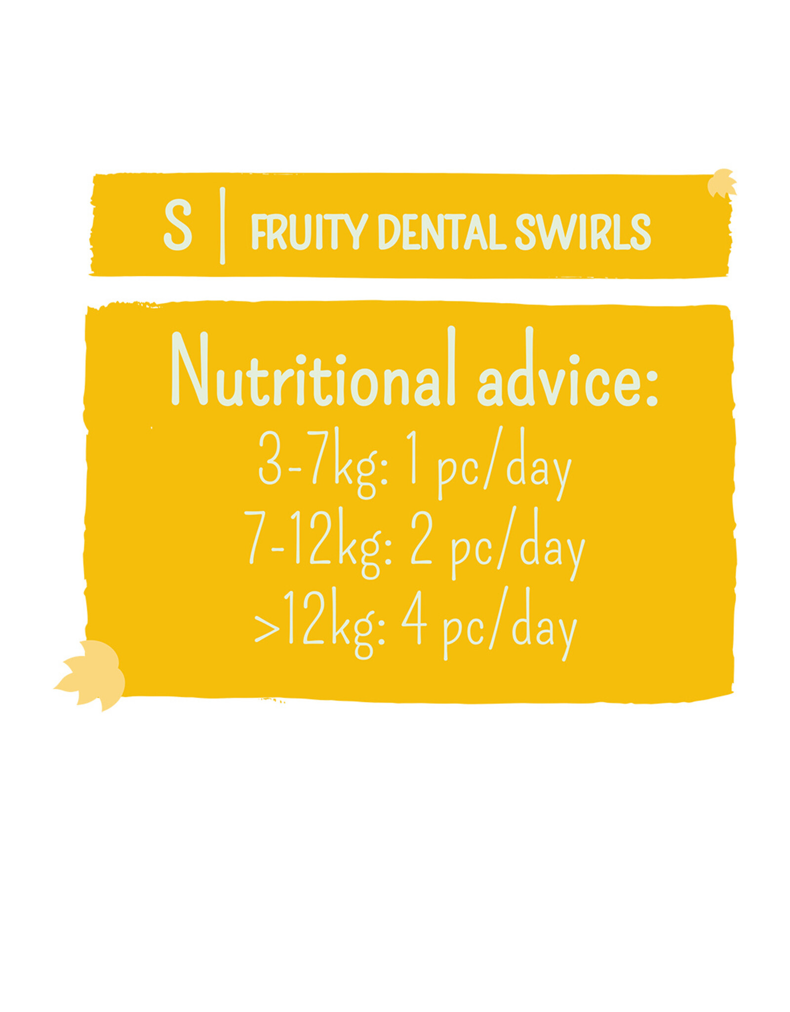 Laroy duvo G Bites Fruity Dental Swirls S - 30 Stuks