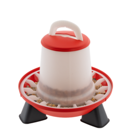 Drink/ Voerbakken Voerbak 2 Level 3 kg met voet - 1 Stuks
