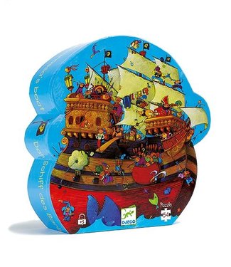 Djeco Puzzel Schip van Barbarossa 54st