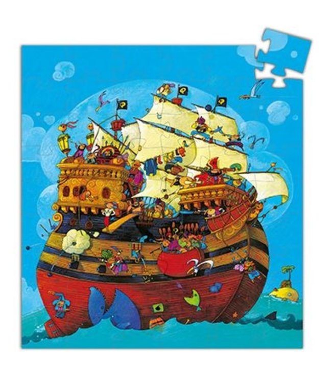 Djeco Puzzel Schip van Barbarossa 54st