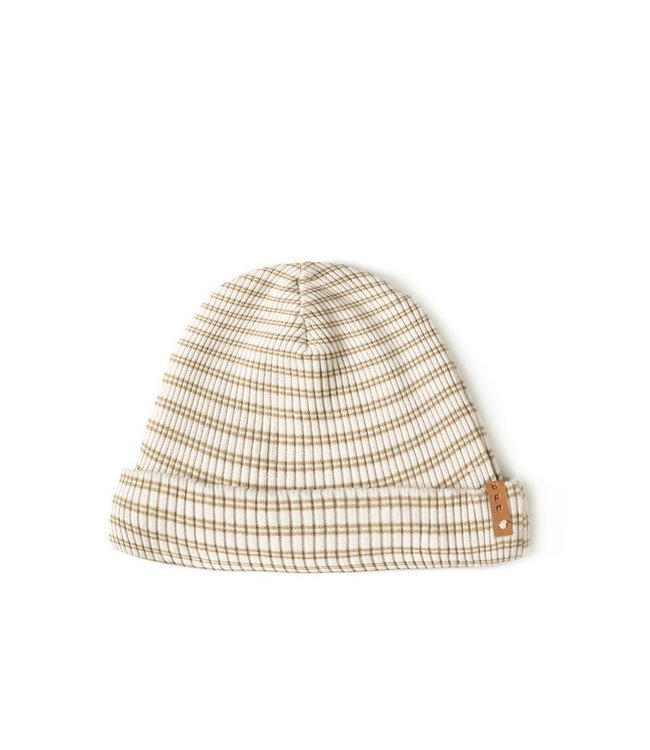 NixNut Rib Beanie Biscuit Stripe