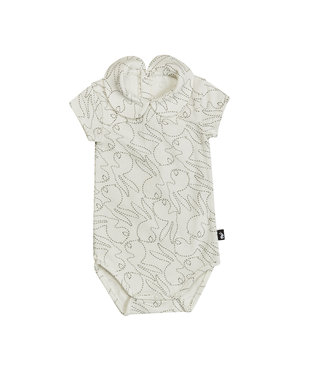 Mies & CO Collar bodysuit s/s Stitched Bunny