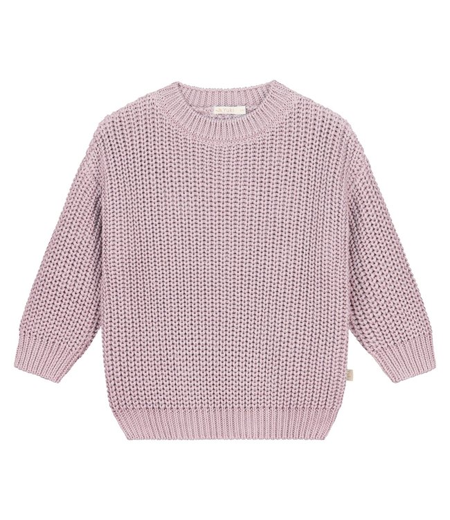 Yuki Kidswear Chunky knitted sweater Blossom