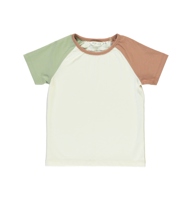 Pexi Lexi Contrast color tee Tawny Brown