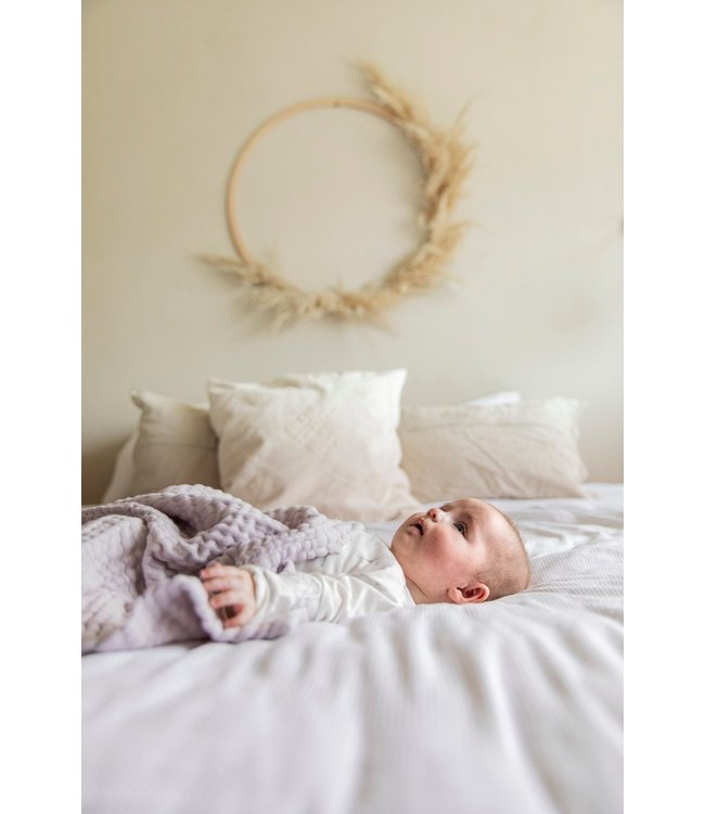 Mies & CO Soft mousseline blanket toddler bed Soft lila