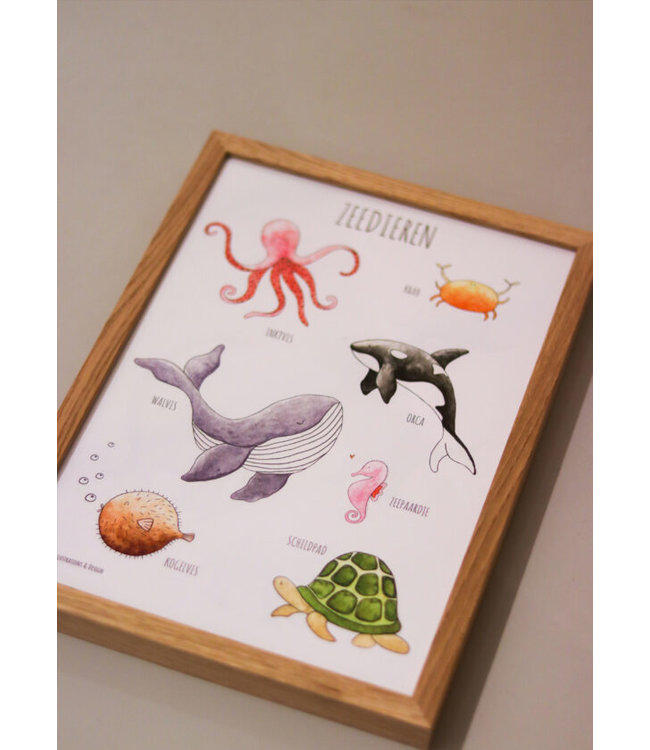 Juulz Zeedieren poster