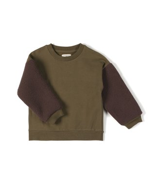 NixNut Sleeve sweater Khaki