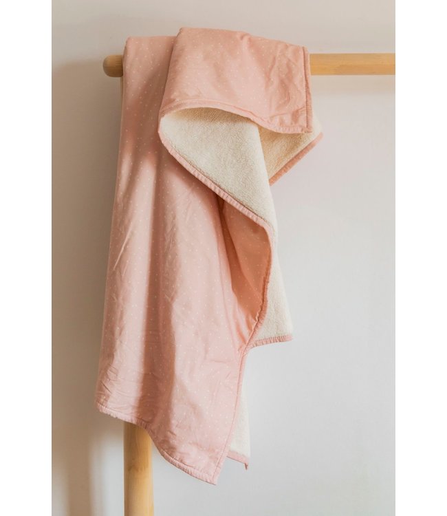 Mies & CO Baby soft teddy blanket Adorable Dots Sweet Pink